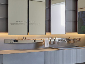 Многофункциональная стальная полка для ванной комнаты