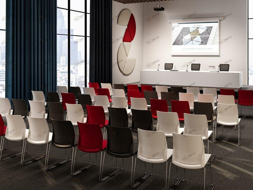 Quadrifoglio Съемное кресло для конференций из полипропилена Close sun-id-1499225