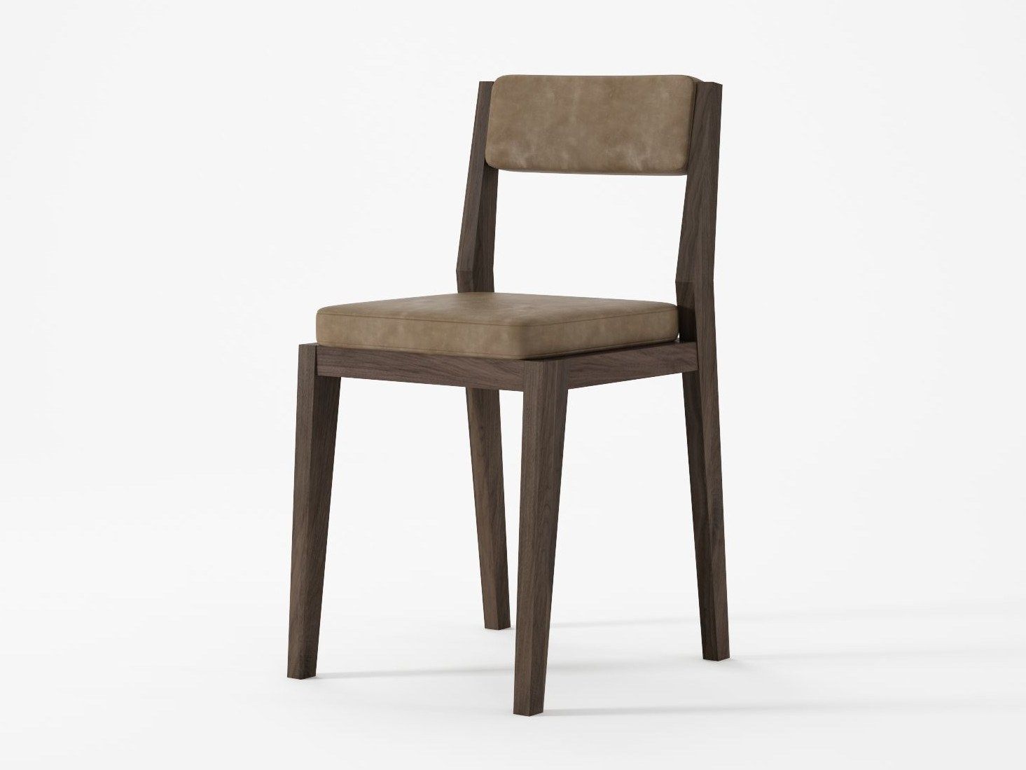 Мягкий стул для ресторана из массива дерева KARPENTER Nouveau Bistro ARCH-00008818 - Вид №43