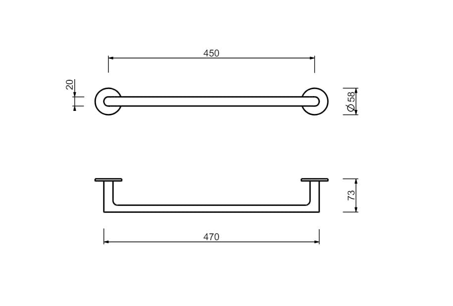 Держатель для полотенец из хромированной латуни Fantini Rubinetti аксессуары Icona ARCH-00137936 - Вид №2