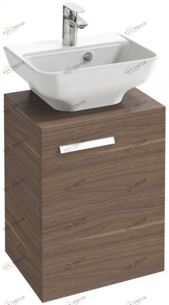 EB1397D-N18 Мебель для рукомойника 45 см, правосторонняя или левосторонняя Jacobdelafon STRUKTURA Santreyd
