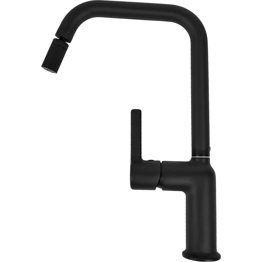 Смеситель Delinia Ина для кухни - черный матовый с однорычажным управлением 88780357 STLM-0880671 - Вид №7