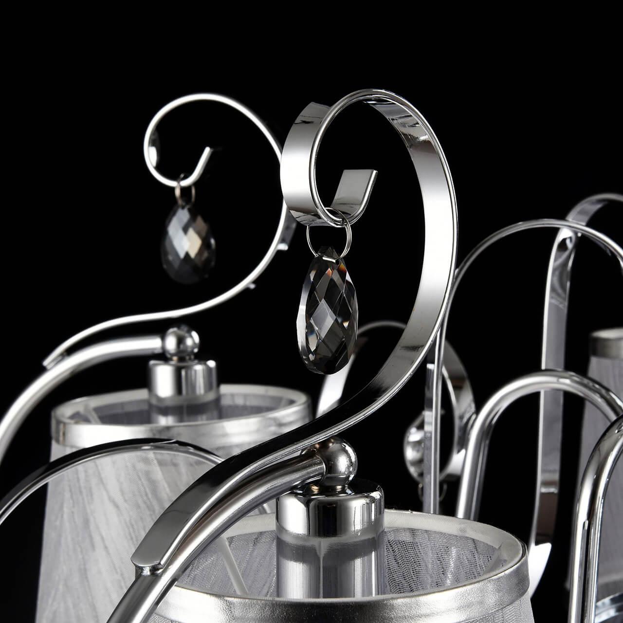 Потолочная люстра Freya Simone FR2020-CL-05-CH FREYA ДИЗАЙНЕРСКИЕ, SIMONE CHROME 187909 Белый  - Вид №2