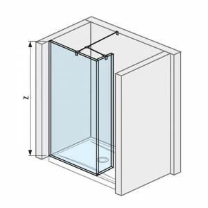 JIKA Кабина душевая  H268421 Cubito Pure