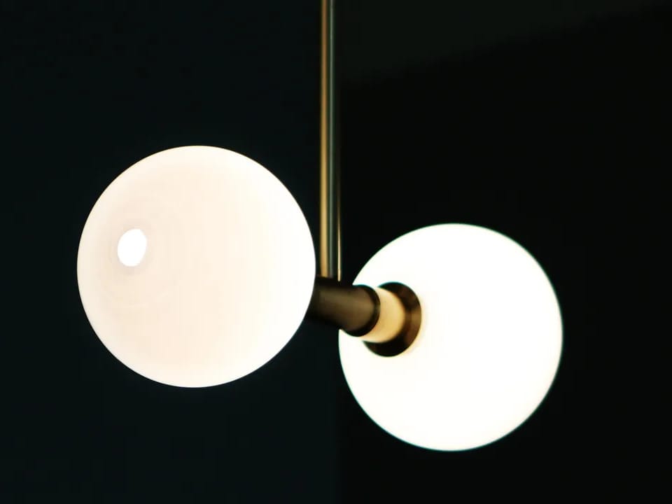 Подвесной светильник из латуни и выдувного стекла SkLO Stem ARCH-00045892 - Вид №2