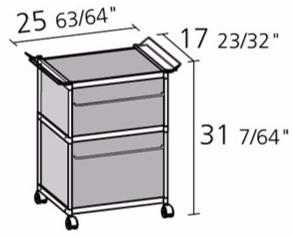 Alias Офисный комод на колесиках Sec sun-id-1493010 - Вид №1