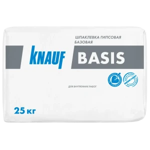 Шпаклевка гипсовая базовая Knauf Базис 25 кг