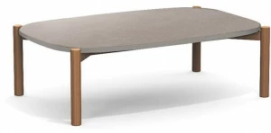 Atmosphera Прямоугольный садовый стол из тика и керамогранита Lodge Lg.tco