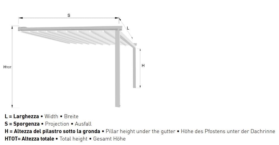 Пергола с раздвижной крышкой Gaviota PERGO CLIMA ARCH-00036425 - Вид №2