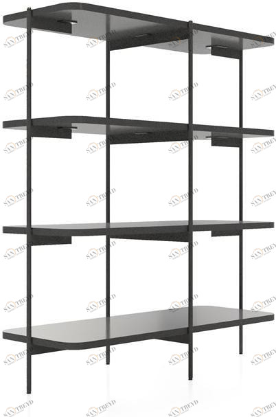 Liu Jo Living Collection Открытый лакированный книжный шкаф отдельно стоящий Ceci est un caillou sun-id-1418014