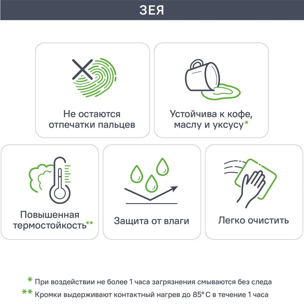 Фальшпанель DELINIA ID Зея для кухонного гарнитура 58×214.4 см 86910913 STLM-1323241 - Вид №2