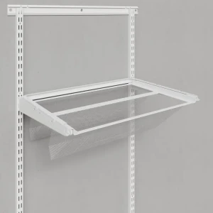 Обувница для гардеробной системы 58.7x15.3x41 см металл цвет белый