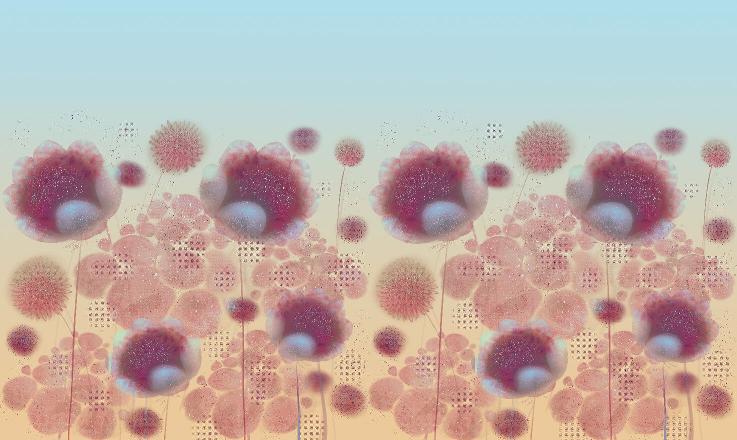 Обои с цветочными мотивами Jannelli&Volpi PEONIES ARCH-00132840 - Вид №4