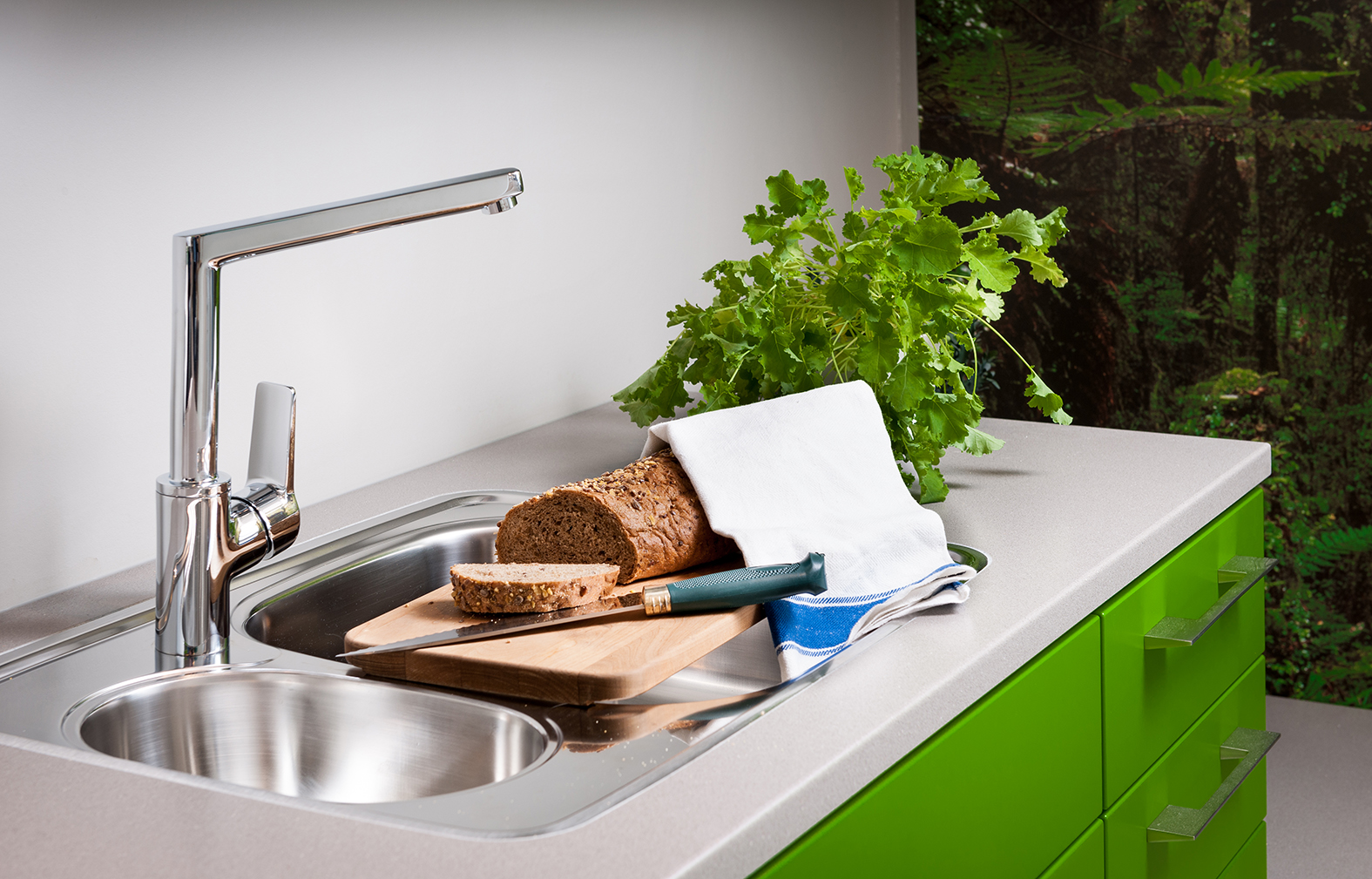 Oras 3838F Смеситель для кухни 3838F Twista Хром  - Вид №1