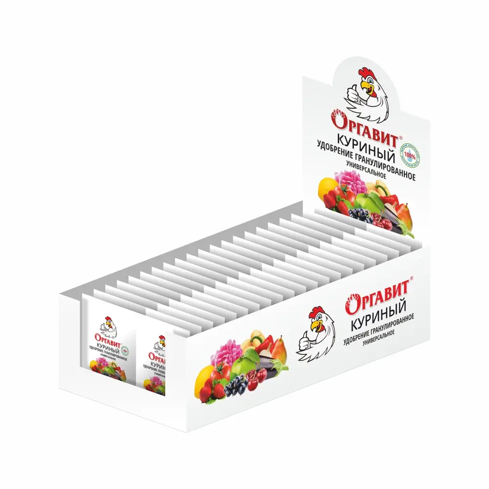 Удобрение ОРГАВИТ куриное гранулированное для садовых культур 89384217 STLM-1526141 - Вид №1
