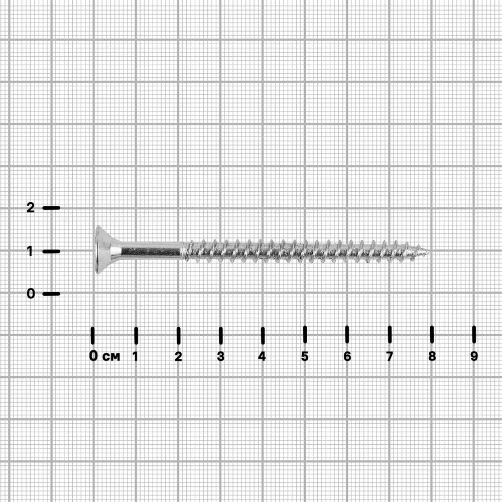 Универсальные саморезы DILWIS 6x80 мм с оцинковкой (1 кг) 89386290 STLM-1570229 - Вид №2