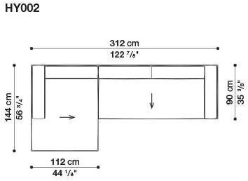 B&B Italia Outdoor Садовый диван из модульной ткани sun-id-1410409 - Вид №36