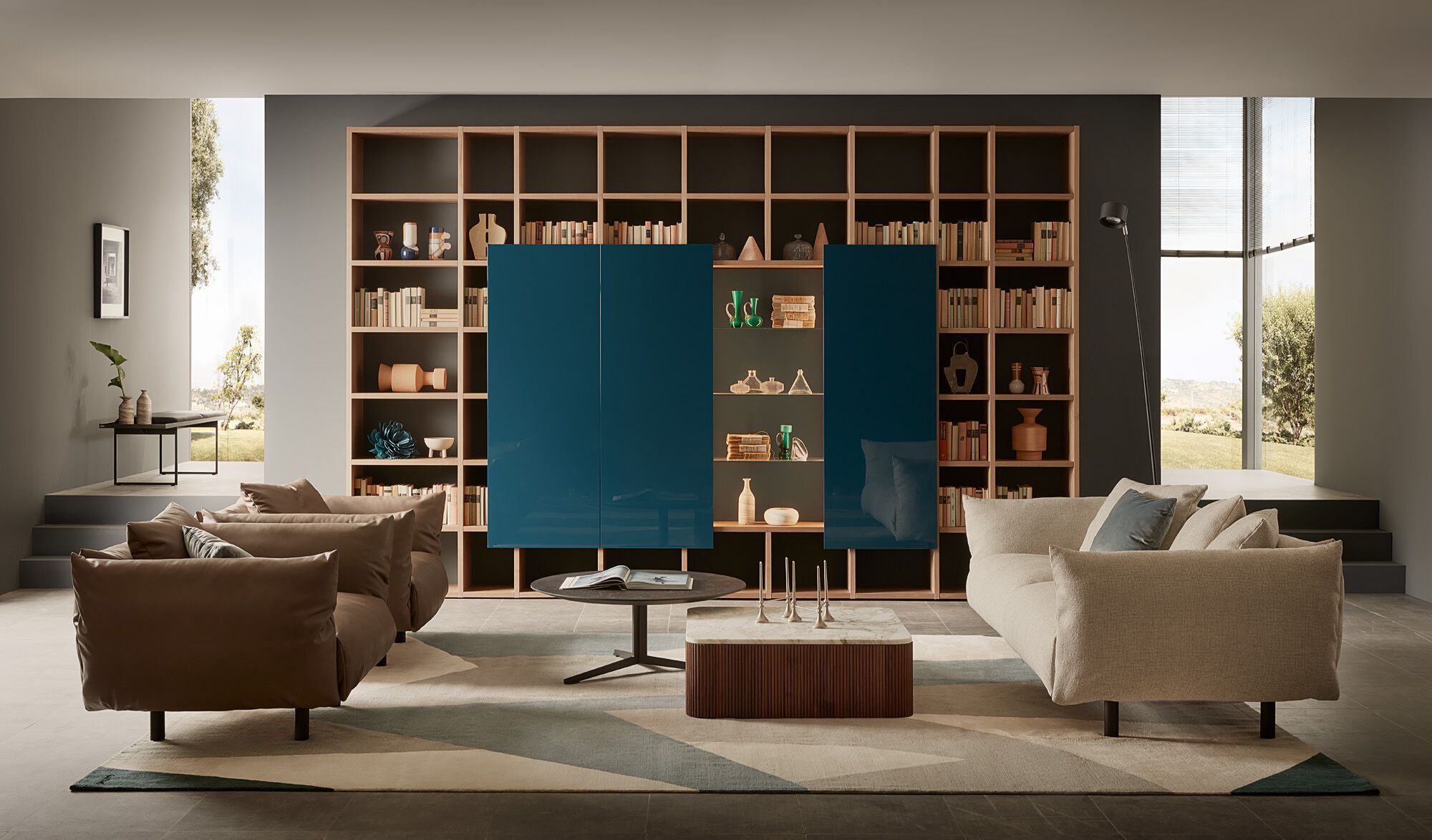 Индивидуальный модульный модульный книжный шкаф Lema Selecta ARCH-00117006 - Вид №34