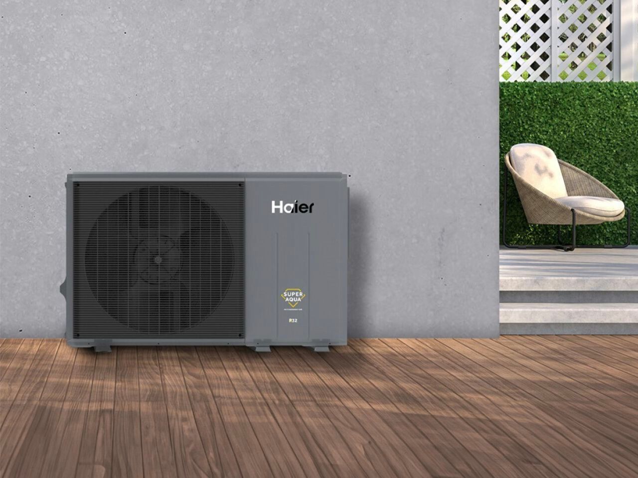 Воздух/вода моноблочный тепловой насос Haier AC Italy R290 ARCH-00076329 - Вид №2