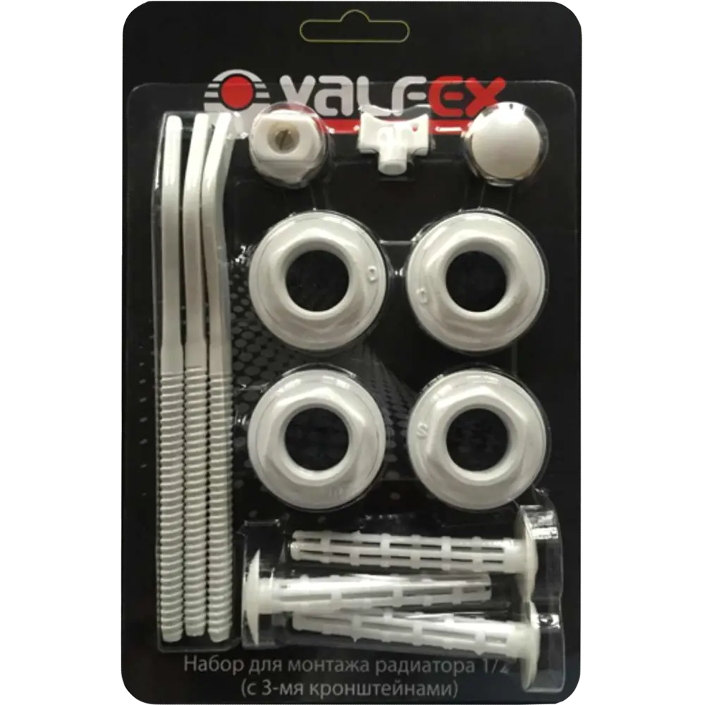 Комплект монтажный для радиаторов 1/2" сталь 84734710 STLM-2176429 Valfex 
