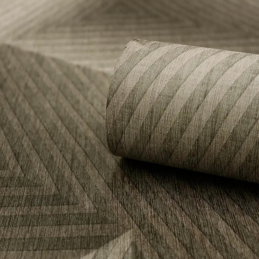 Erismann Rebus: флизелиновые обои мокко с геометрическим рельефом 89404408 STLM-1569593 - Вид №1