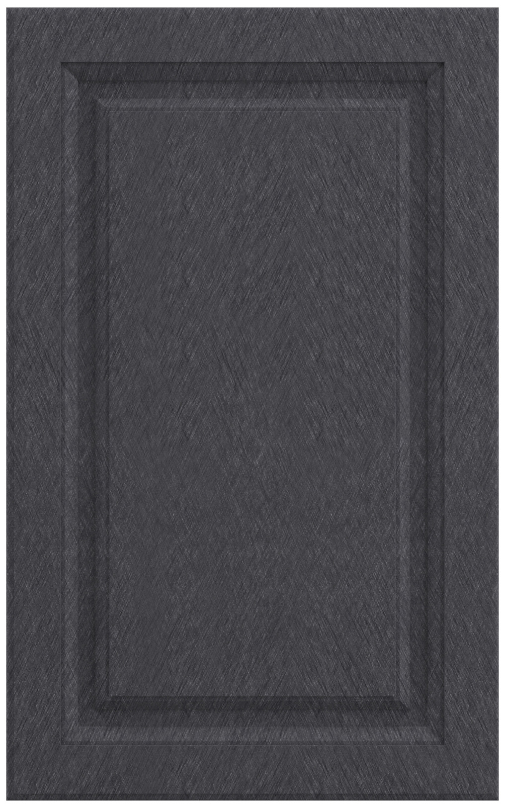 Фасады для кухни Классика Фрезеровка «Прямоугольник 90+» Аура графит №537 SIDAK SIST1396-206