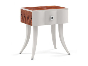 Деревянная прямоугольная тумбочка с ящиками