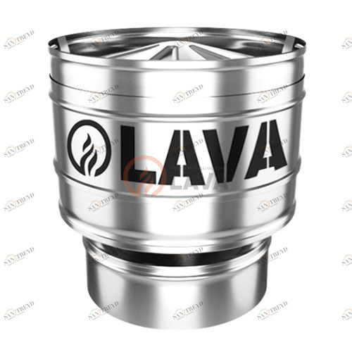 Оголовок-дефлектор LAVA 150/220, нерж. 439 (0,5) 3235