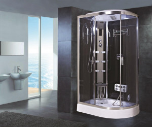 Душевая кабина NG-903-01L (1200х800*2200) низкий поддон(16см) стекло ТОНИРОВАННОЕ