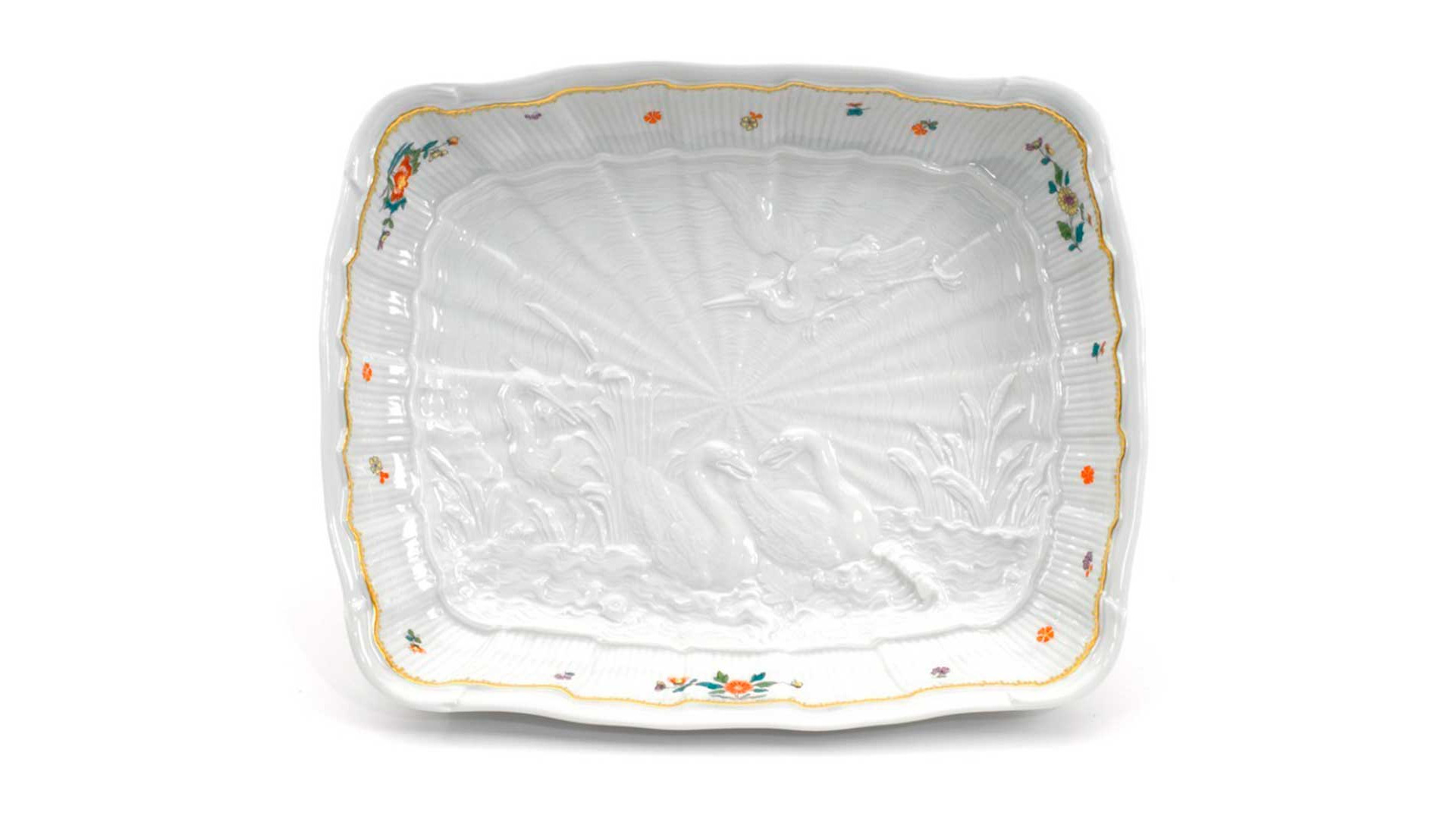 10618739 Meissen Сервиз столовый 6/23 "Лебединый сервиз" (индийские цветы) Фарфор  - Вид №5