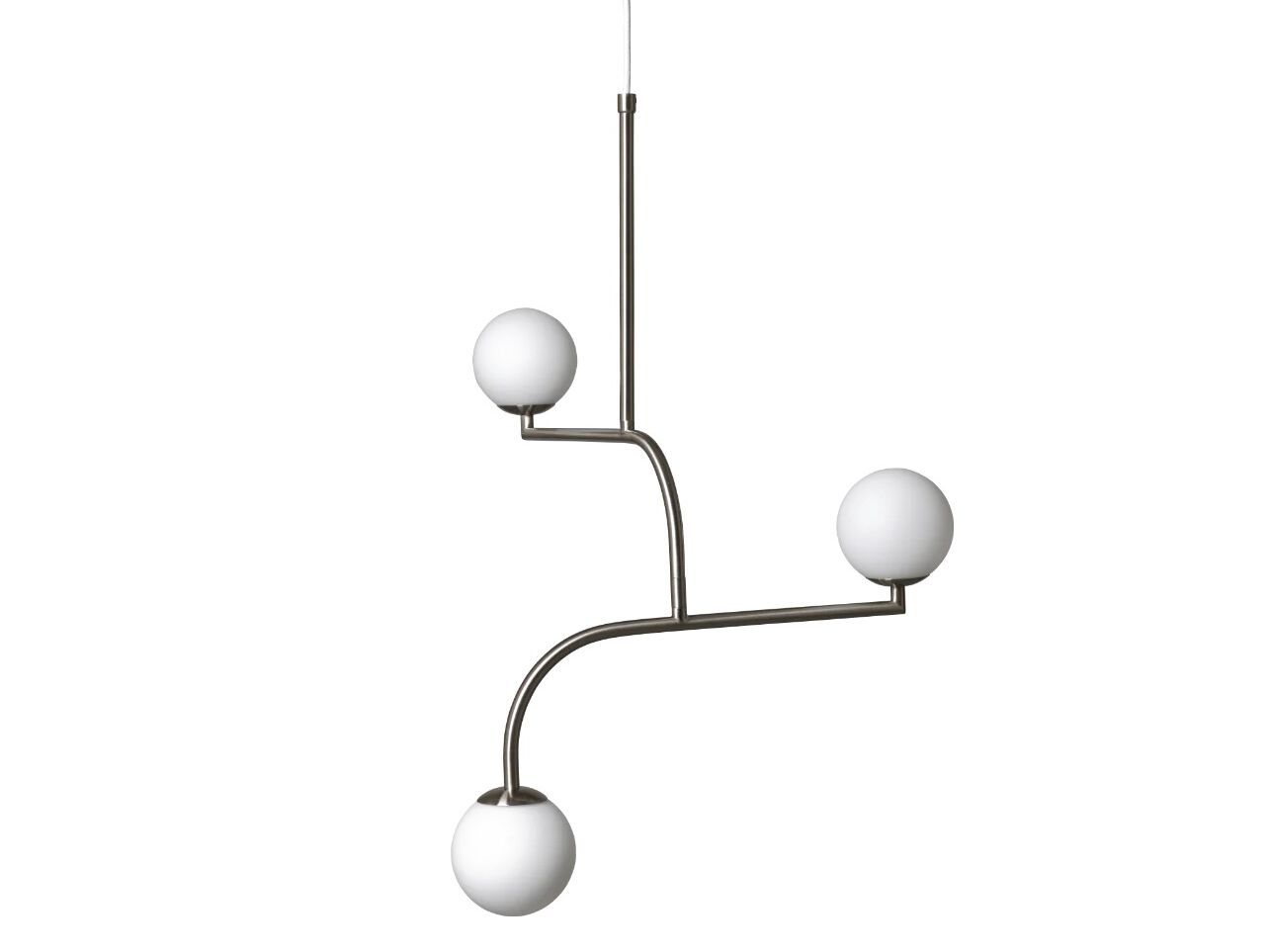 Подвесной светильник из металла и опалового стекла Pholc Mobil ARCH-00133566