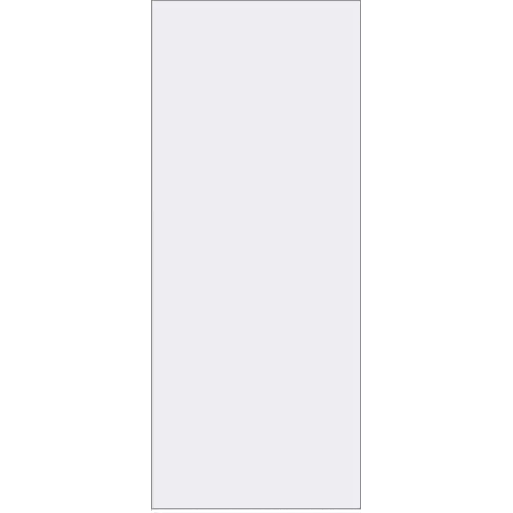 Дверь межкомнатная глухая Invisible 90x220 см цвет белый с замком обратное открытие алюминиевая кромка правая 89433725 STLM-2033858 VELLDORIS 