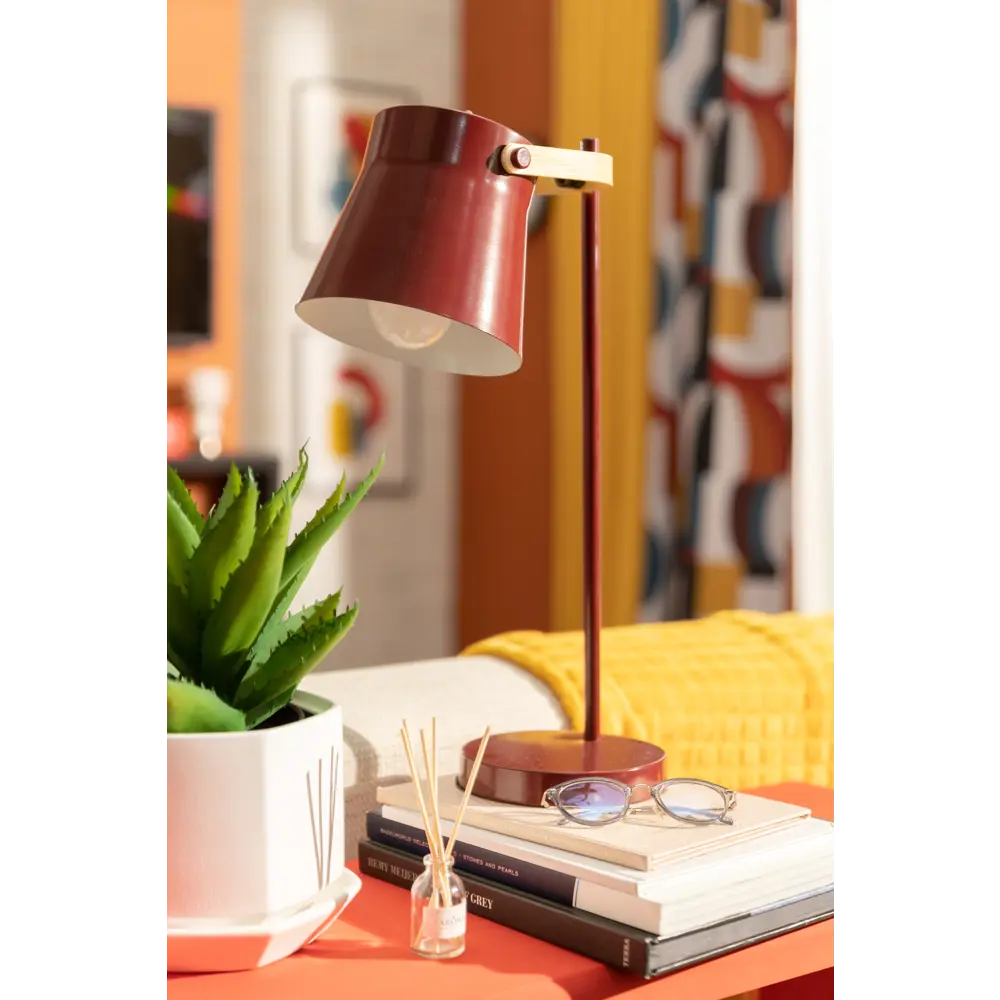 Настольная лампа Wendi TL1225T-01OR, цвет красный 82810872 STLM-2066486 Toplight  - Вид №1
