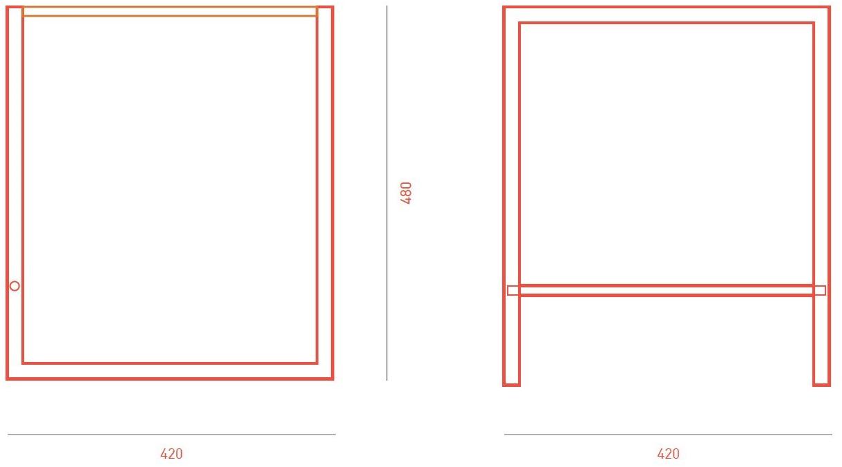 Giacopini Низкий металлический табурет с подставкой для ног Jean sun-id-1397219 - Вид №4