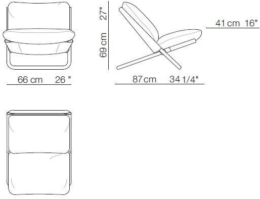 arflex Кресло с мягкой обивкой sun-id-1417788 - Вид №6
