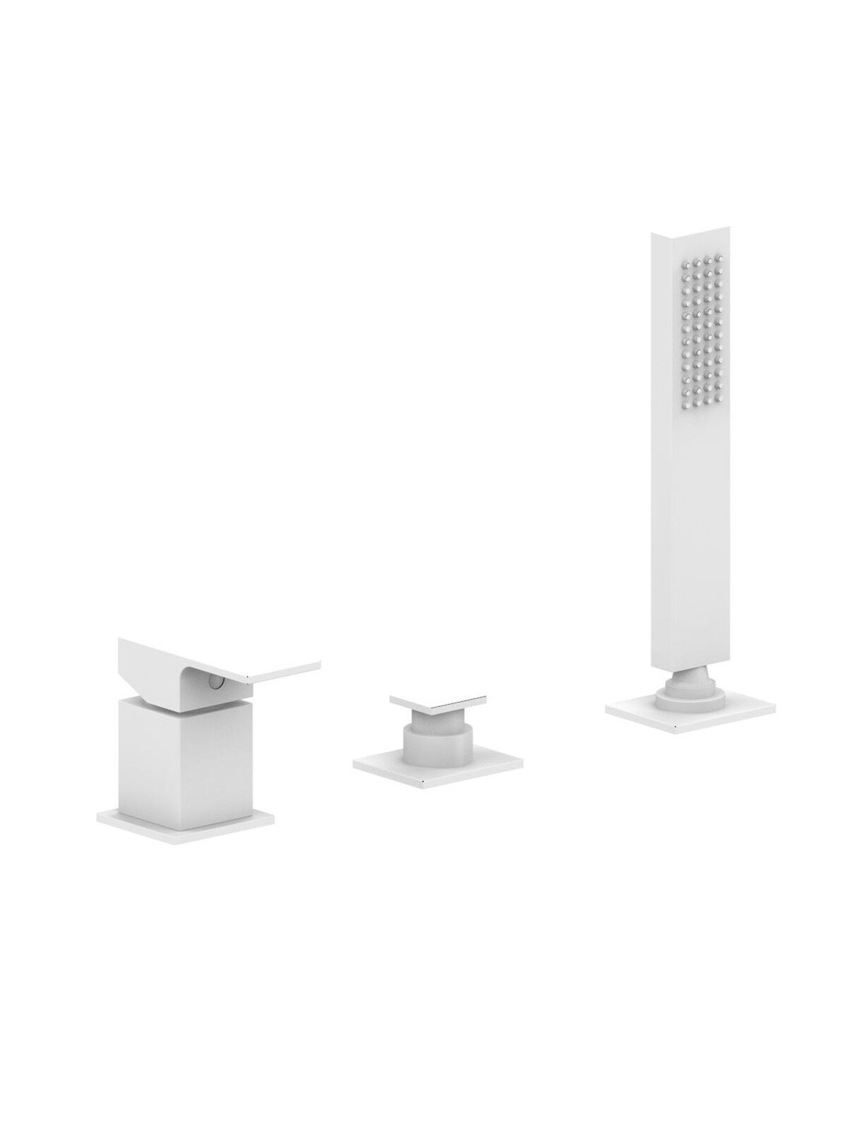 Однорычажный смеситель для ванны с ручным душем Rubinetterie Frattini Vita Due ARCH-00144336 - Вид №15