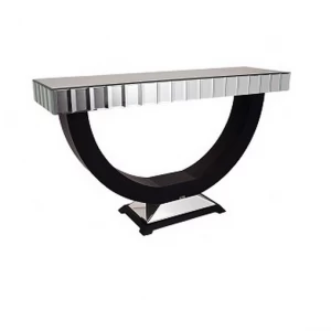 Консоль черная с зеркальным декором Utopia RVASTLEY PUSHA 060991 Черный