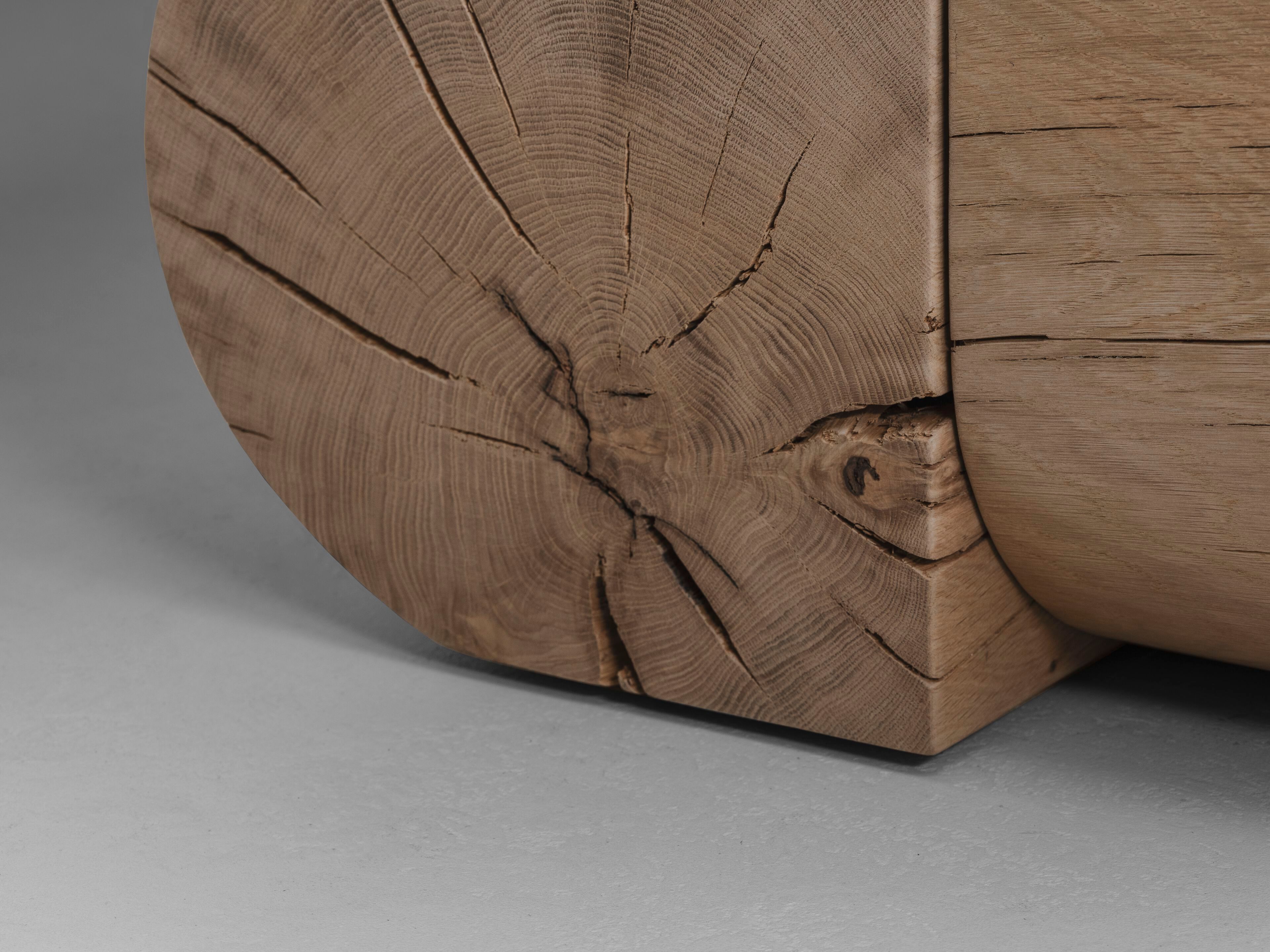 Квадратный журнальный столик из дуба Van Rossum Adjacencies ARCH-00113421 - Вид №1