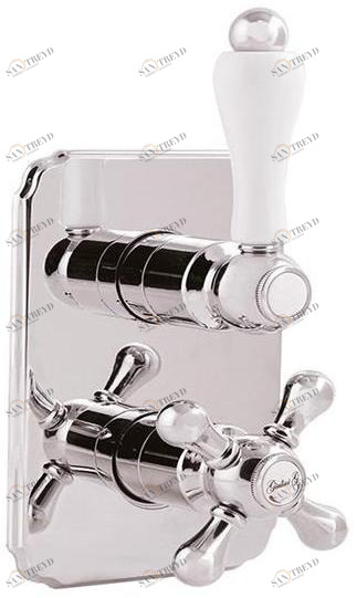 Rubinetteria Giulini Смеситель для душа с термостатом на 2 отверстия Pragamix - pragamix crystal F8282-pr