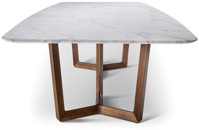 Poltrona Frau Прямоугольный стол из дерева и мрамора La collezione - tavoli e sedie sun-id-1362134 - Вид №1