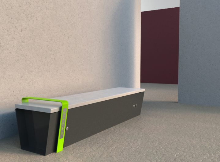 Smart Bench Details Lab23 Скамейки  - Вид №6