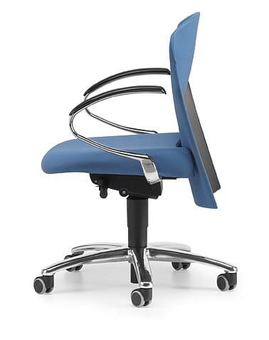 Офисное кресло из ткани с колесами и подлокотниками с 5 спицами TALIN Vulcan ARCH-00007784