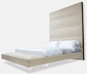 MORADA Кровать king size из нубука с высоким изголовьем Heaven Gran heaven bedos
