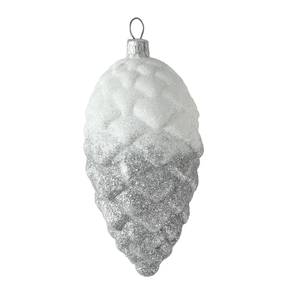 82279171 Украшение новогоднее «Шишка», 5 см, пластик, цвет серебро STLM-1536218 Santreyd  - Вид №1