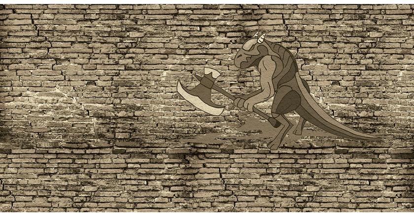 Creativespace Моющиеся обои под кирпич на флизелине Wallpaper 2016 sun-id-1364234 - Вид №1