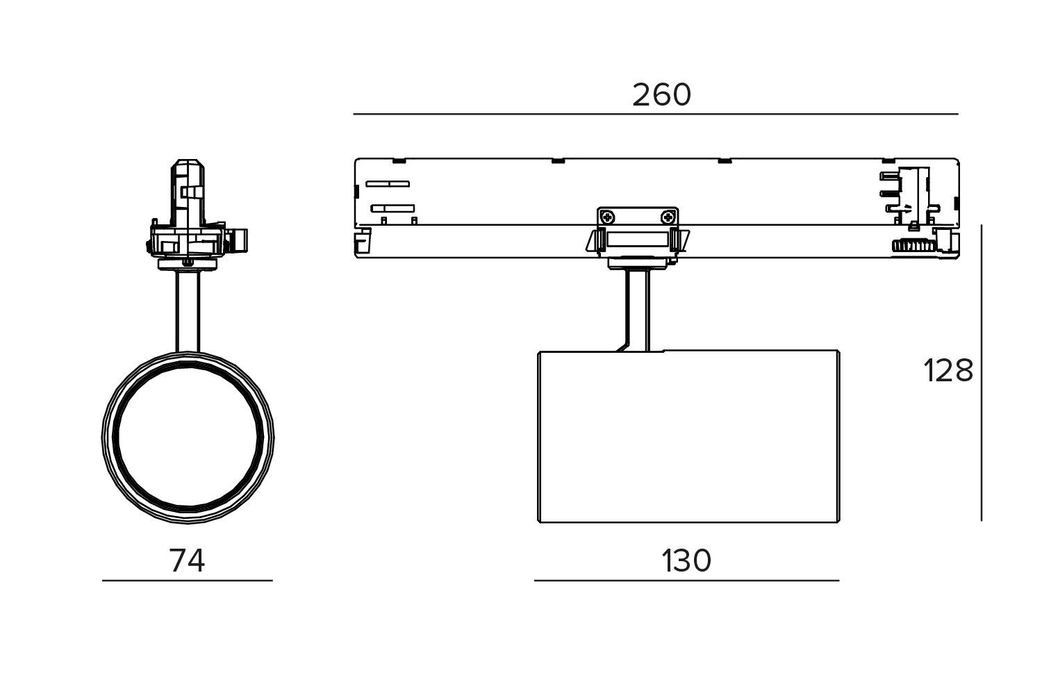 Алюминиевое светодиодное освещение TARGETTI Label ARCH-00128050 - Вид №1
