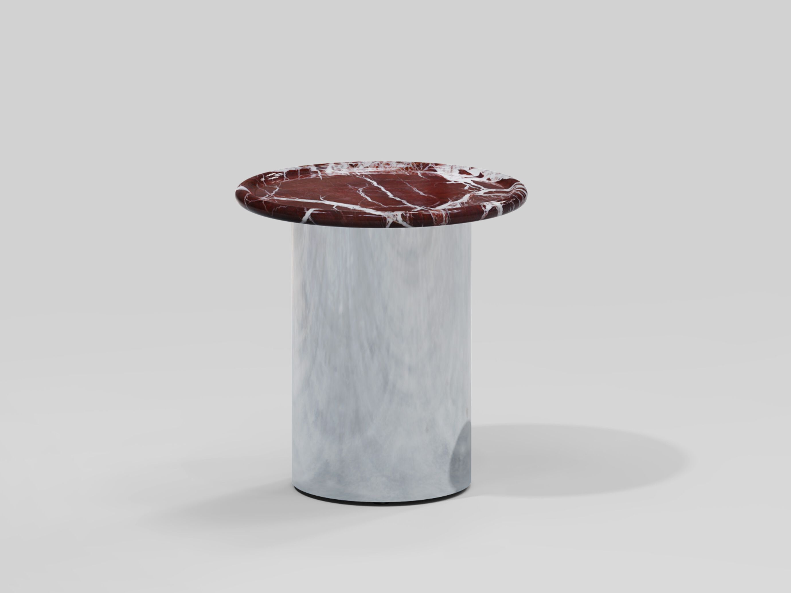 Круглый журнальный столик из мрамора и нержавеющей стали Secolo ORBITAE ARCH-00095817 - Вид №1