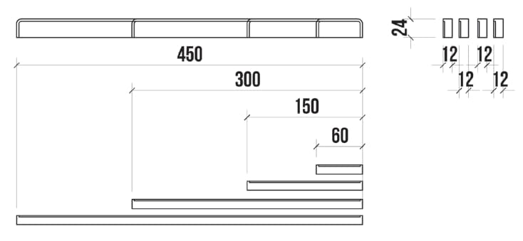 Модульная мебельная ручка Corian® AMOSDESIGN LINIE 7 ARCH-00075948 - Вид №2