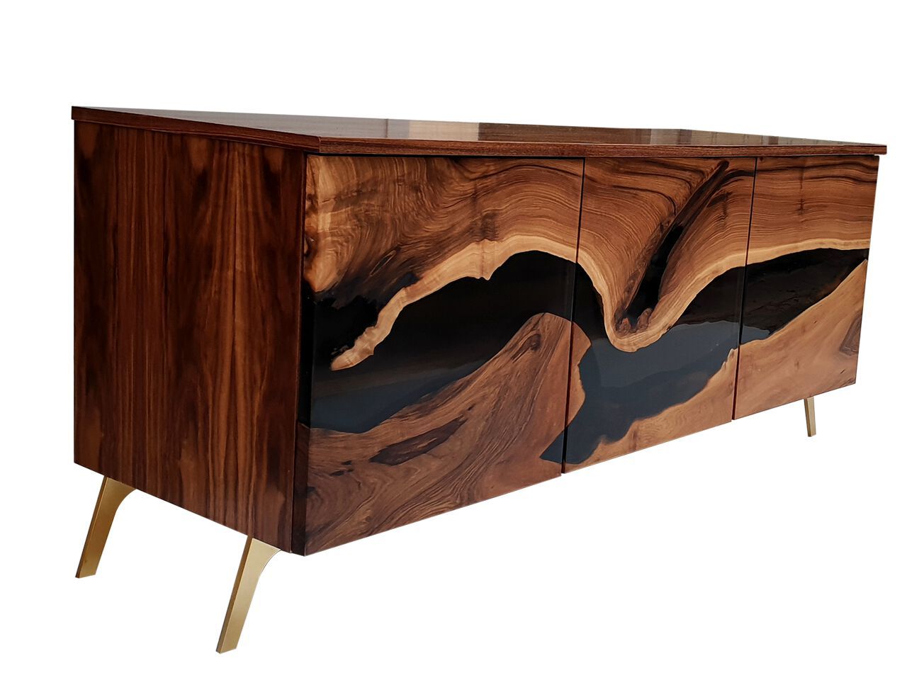 Шкаф из орехового дерева и смолы с распашными дверями Legnor LEG2408746 / LEG2408755 / LEG2408753 ARCH-00026945