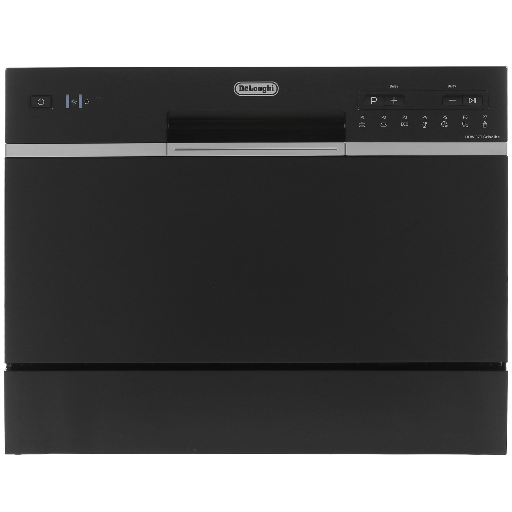 8145557 Посудомоечная машина DeLonghi DDW07T Crisolita черный STDN-0110361 - Вид №1